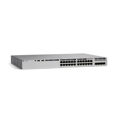 24-port PoE 4x1G uplink Switch C9200L-24P-4G-E سری 9200 با LACP و وضعیت موجودی