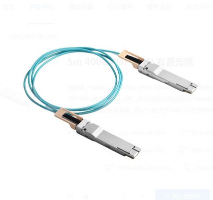 کابل نوری فعال QDD-400G-A10 سازگار با Mellanox برای انتقال سریع داده