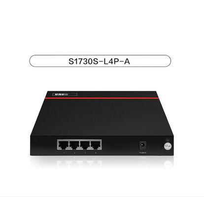 4 پورت PoE Ethernet Switch S1730S-L4P-A برای ارتباطات دوگانه کامل و نیمه دوگانه