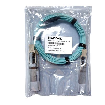 QSFP56 کابل فعال فیبر 5m برای Mellanox MFS1S00-H003E MFS1S00-H050E