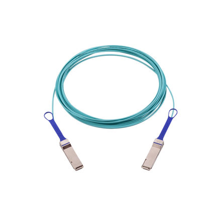QSFP LSZH Aoc کابل نوری فعال Mellanox Naddod MFA1A00-E005 IB EDR