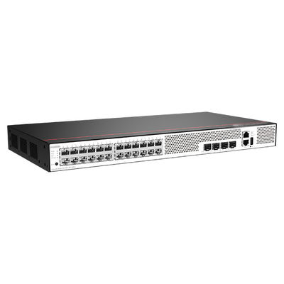 24 پورت سوئیچ GE SFP S5735-L24T4S-A1 با ظرفیت سوئیچ 56Gbps/336Gbps و طول