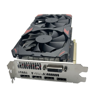 PCI E 3.0x16 کارت بس AMD RX580 4GB کارت گرافیک برای دسکتاپ ایستگاه کاری