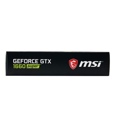 تراشه AMD MSI 1660 کارت سوپر GPU 6GB کارت های گرافیکی ویدیویی 192 بیت