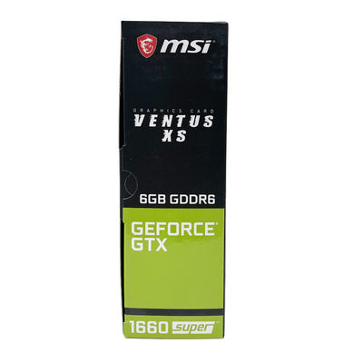 تراشه AMD MSI 1660 کارت سوپر GPU 6GB کارت های گرافیکی ویدیویی 192 بیت