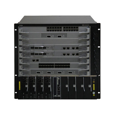 اصلی S7706 POE سوئیچ شبکه 4.32 Tbps دو منبع برق کنترل اصلی