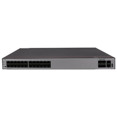 CloudEngine S5735-S24T4X POE Network Switch 24 پورت 128 گیگابایت در ثانیه/336 گیگابایت در ثانیه