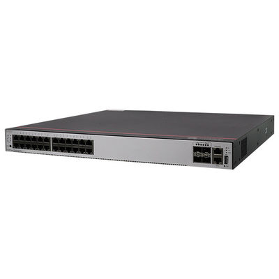CloudEngine S5735-S24T4X POE Network Switch 24 پورت 128 گیگابایت در ثانیه/336 گیگابایت در ثانیه