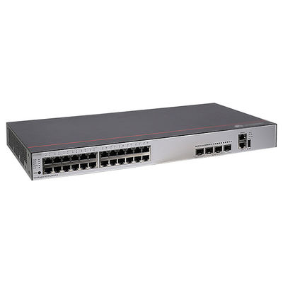 پشتیبانی VLAN CloudEngine S5735-L24P4X-A 24 پورت گیگابیت 4 10G سوئیچ مدیریت شده شبکه POE نوری