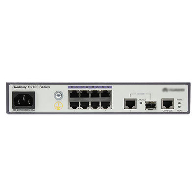 S2700-9TP-SI-AC 8 پورت اترنت 10/100 سوئیچ شبکه با ظرفیت سوئیچ 32 گیگابیت در ثانیه